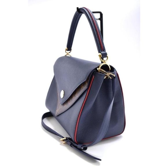 Louis Vuitton Monogram Double V Blue Marine Shoulder Bag - Picture 2 of 7